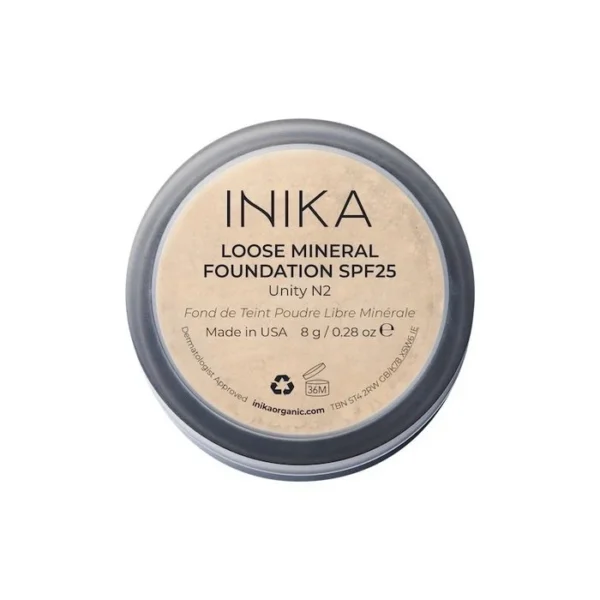 INIKA ORGANIC BIRI MINERALINĖ PUDRA SPF 25 - Unity - Image 2