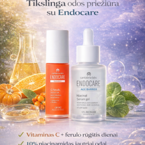 ENDOCARE – ryto ir vakaro serumų duetas