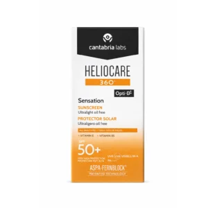 Heliocare 360 Sensation SPF 50 neriebus veido kremas nuo saulės