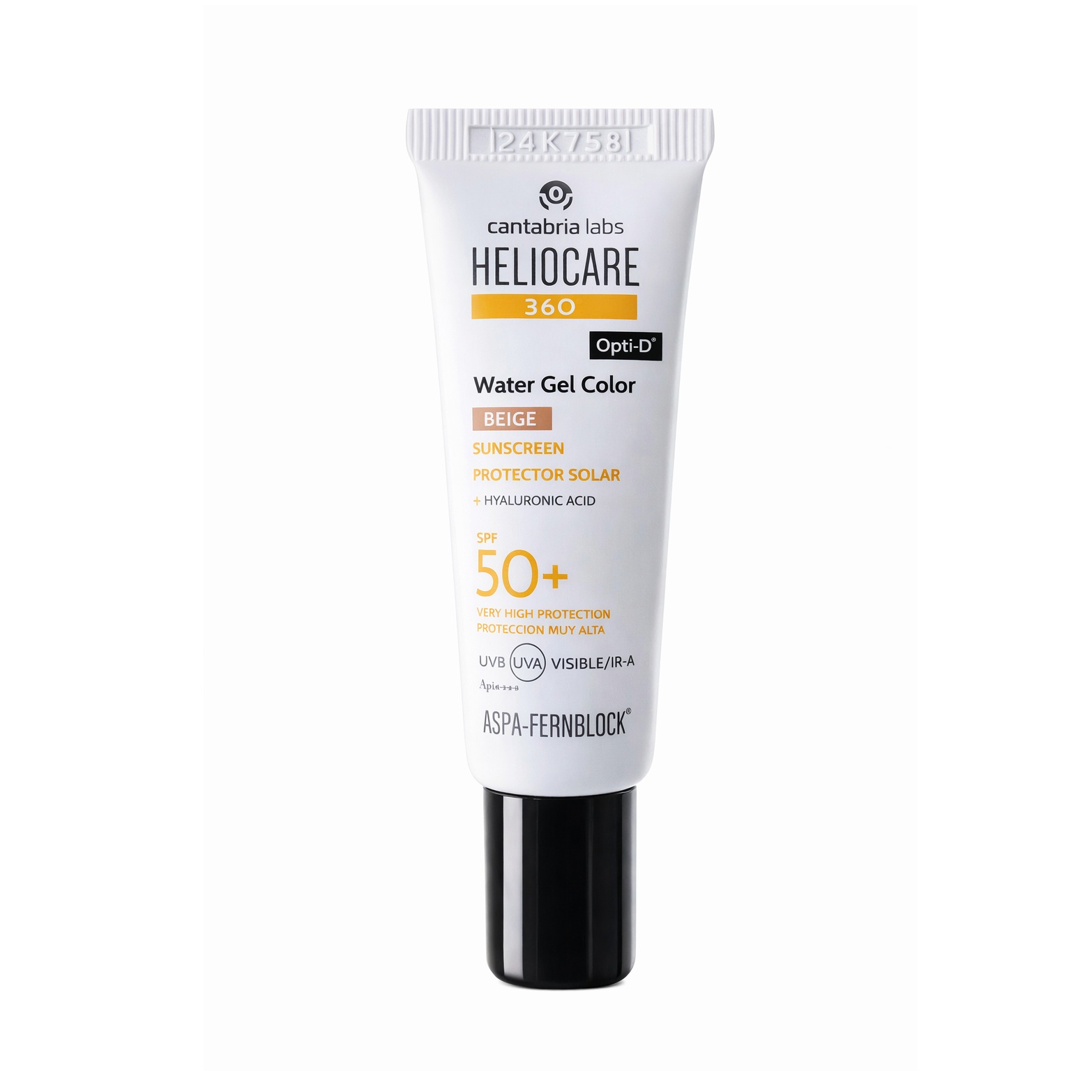 Heliocare 360 Water Gel Color Beige SPF50+ mėginukas 3ml – tonizuojantis kremas nuo saulės