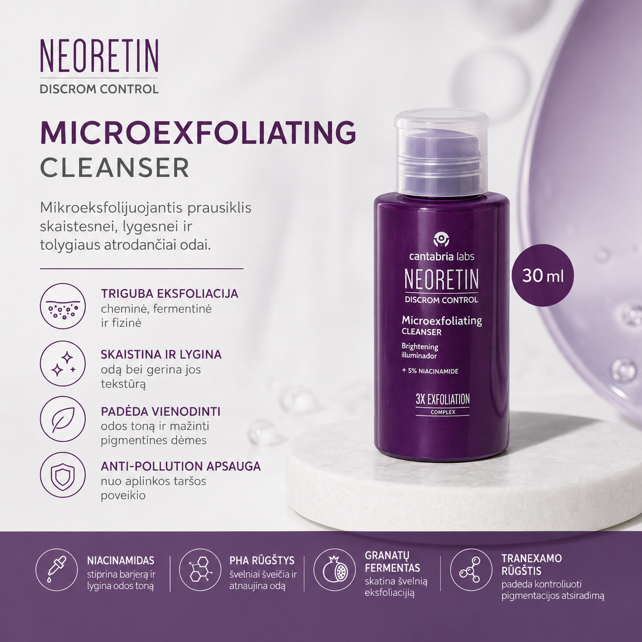 NEORETIN Microexfoliating Cleanser 30 ml